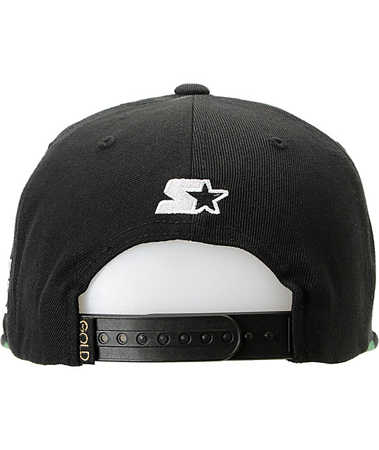 black starter cap