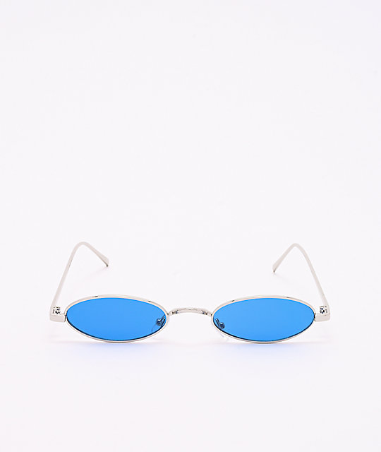 blue sunglasses