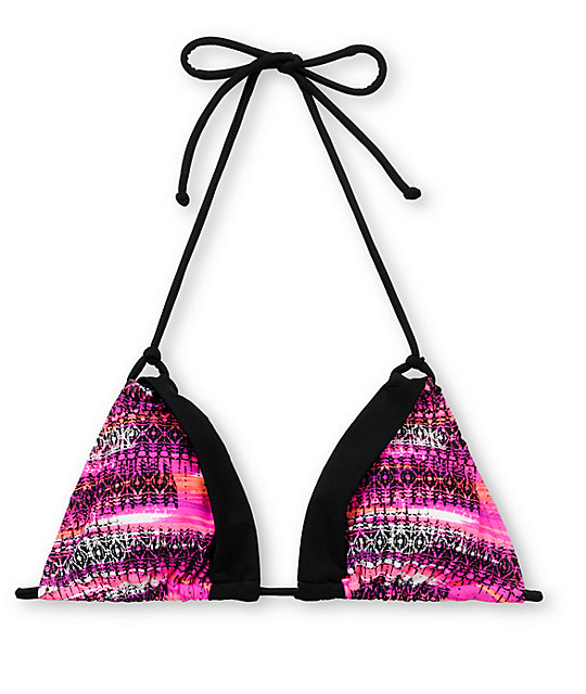 Gossip Pinking Of You Triangle Bikini Top | Zumiez
