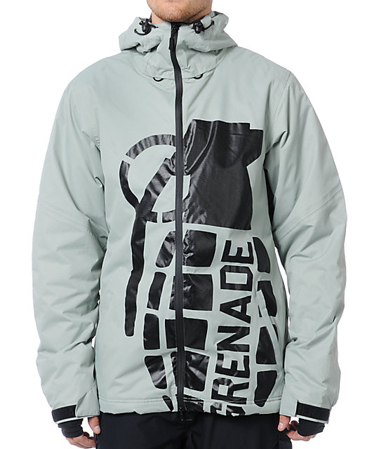 Grenade Exploiter 10K Grey Snowboard Jacket | Zumiez