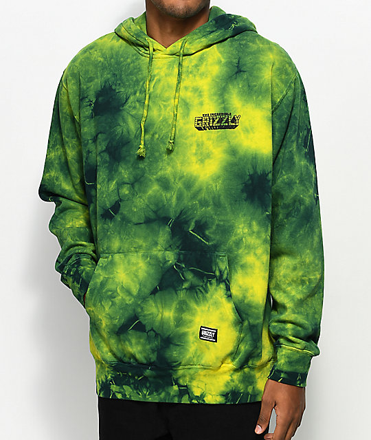 grizzly tie dye hoodie