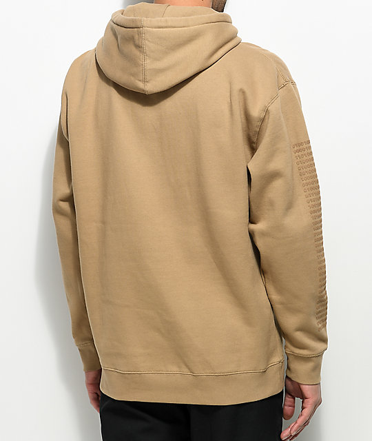 sand color hoodie