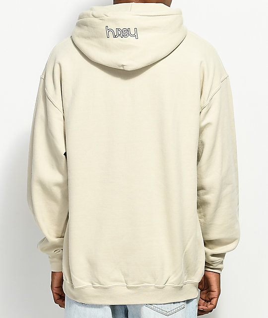 cream hoodie