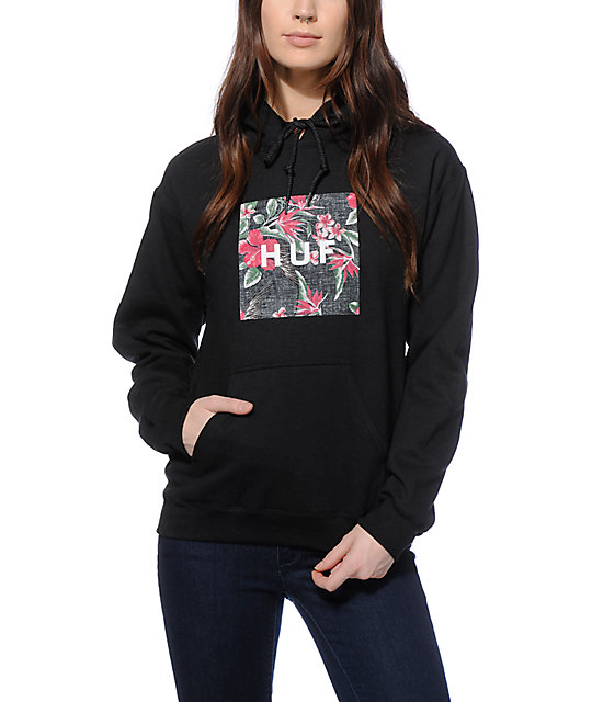 huf flower hoodie