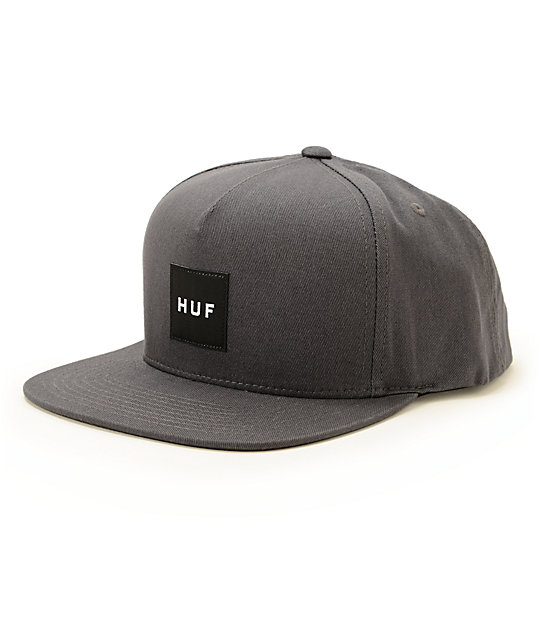HUF Box Logo Snapback Hat | Zumiez