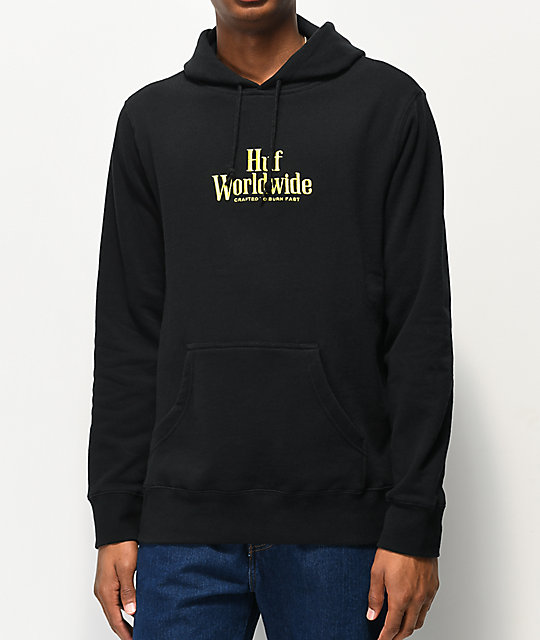 huf yellow hoodie