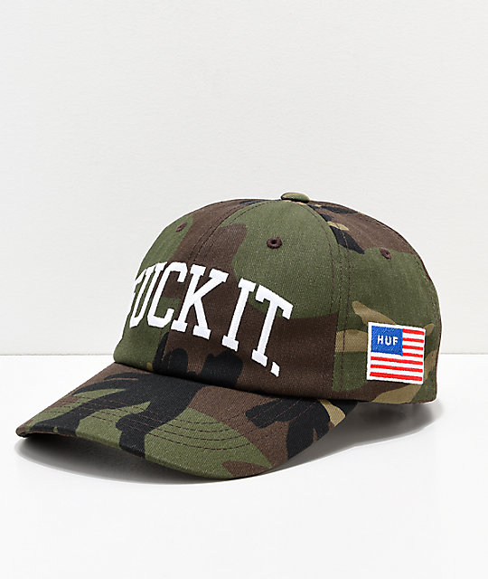 HUF Fuck It Big gorra de camuflaje HUF Fuck It Big gorra de camuflaje