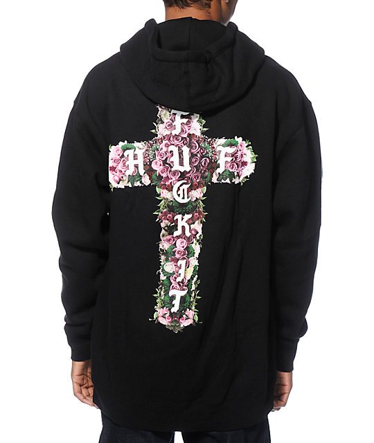 huf flower hoodie