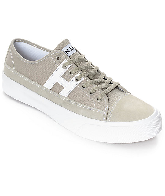 HUF Hupper 2 Lo Aluminum & White Skate Shoes | Zumiez