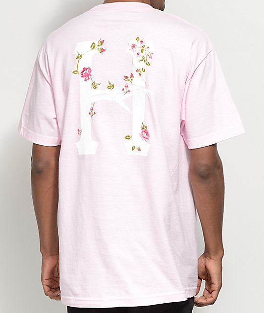HUF La Vie En Rose Pink T-Shirt | Zumiez