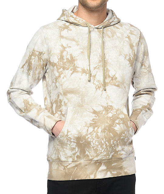 tan tie dye hoodie