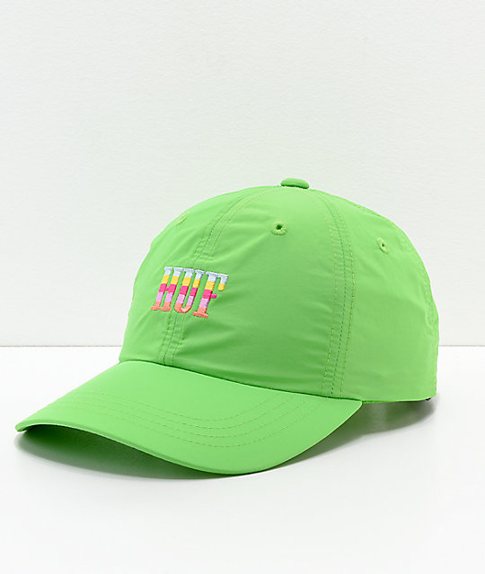 lime green dad hat