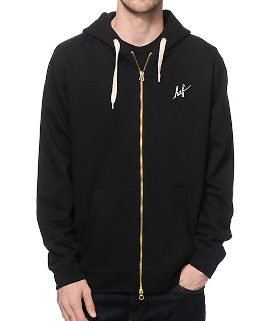 huf zip hoodie