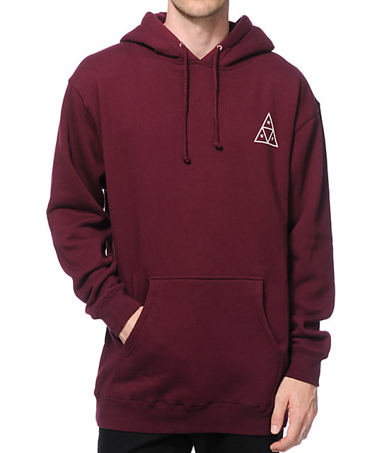 huf triangle hoodie