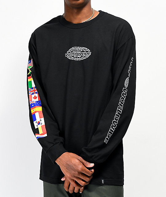 huf worldwide shirt long sleeve