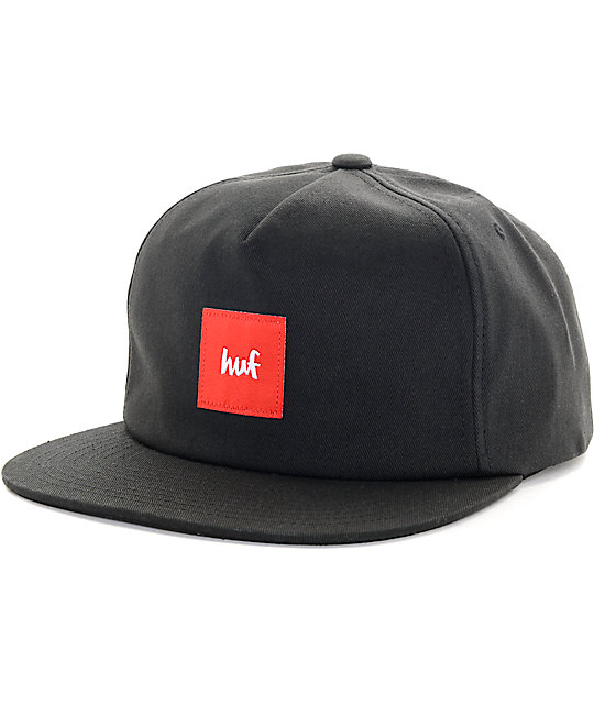 HUF x Chocolate Black Snapback Hat | Zumiez