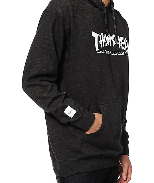 thrasher x huf worldwide hoodie