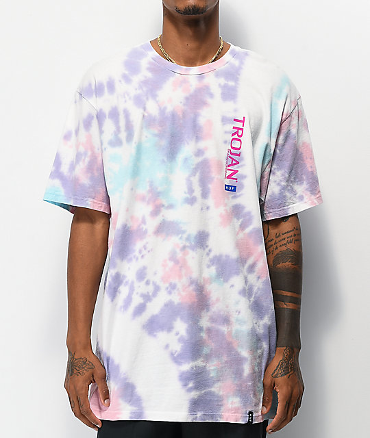 pleasures tie dye hoodie