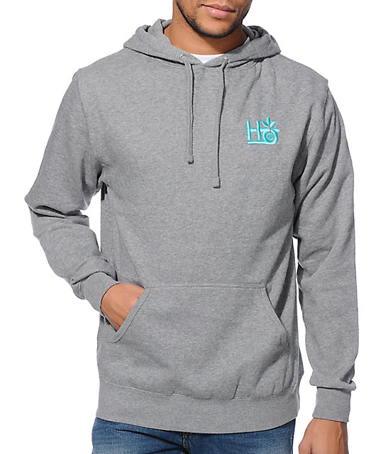 heather grey pullover hoodie