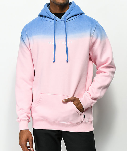 faded color hoodie