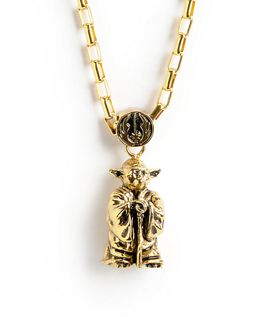Han Cholo X Star Wars Yoda Pendant Necklace Zumiez