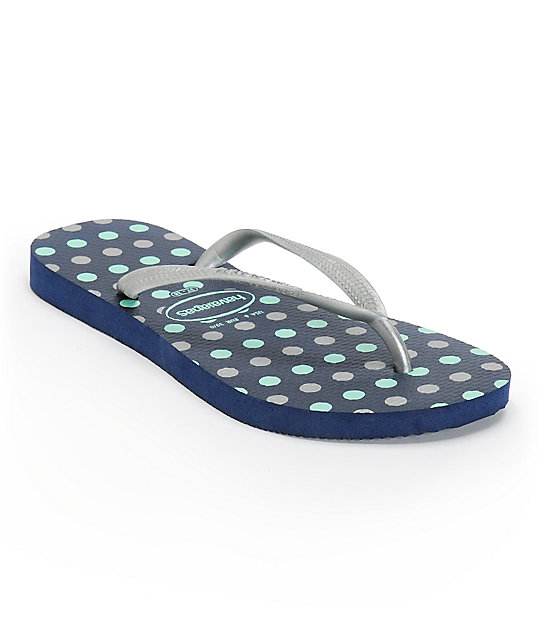 silver havaiana flip flops