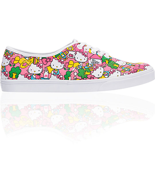 Hello Kitty Vans Authentic Lo Pro Pink Shoes | Zumiez