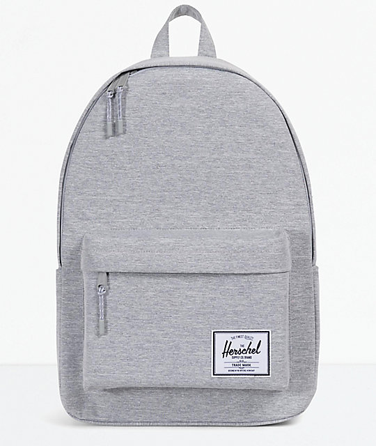 grey backpack herschel