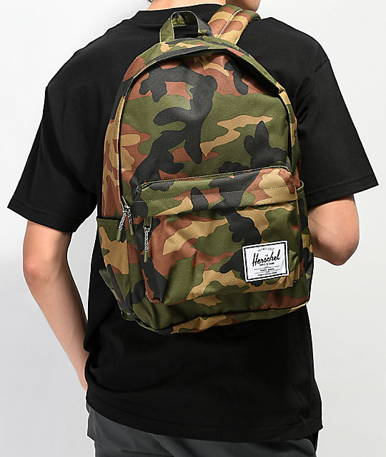 Herschel Classic XL Woodland Camo Backpack | Zumiez