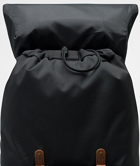 herschel little america black & saddle backpack