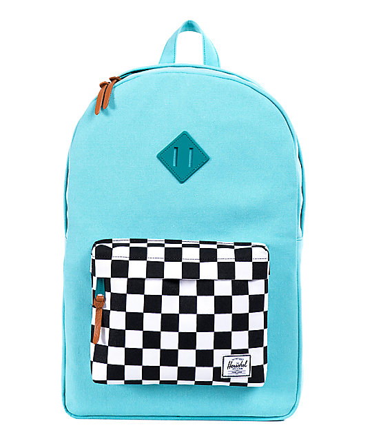 herschel backpack checkered