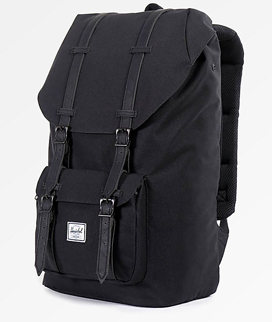 Herschel Supply Co. Little America Black & Black 25L Backpack | Zumiez.ca