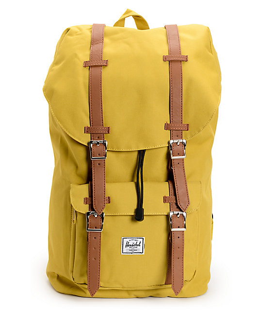 herschel little america yellow