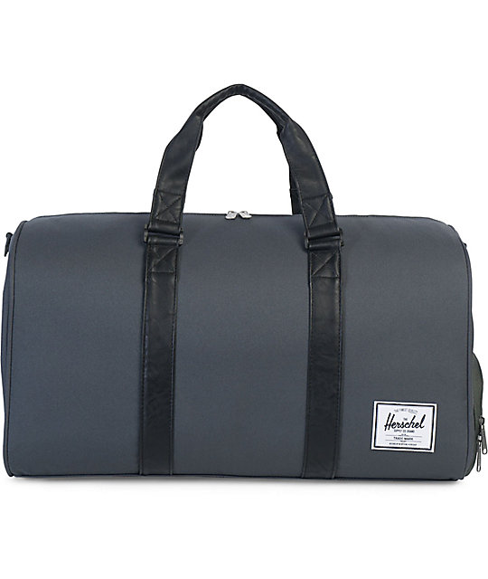 Herschel Supply Co Novel Dark Shadow Black 42 5l Duffle Bag
