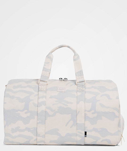 herschel canvas duffle bag