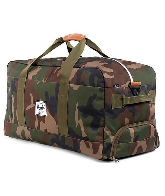 herschel camo duffle