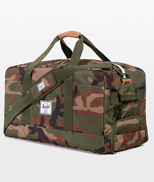 herschel camo duffle