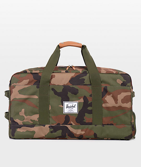Herschel Supply Co Outer Woodland Camo Duffle Bag