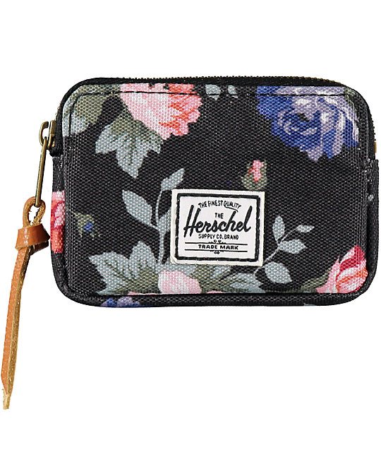 Herschel Supply Co. Oxford Black Floral Pouch | Zumiez