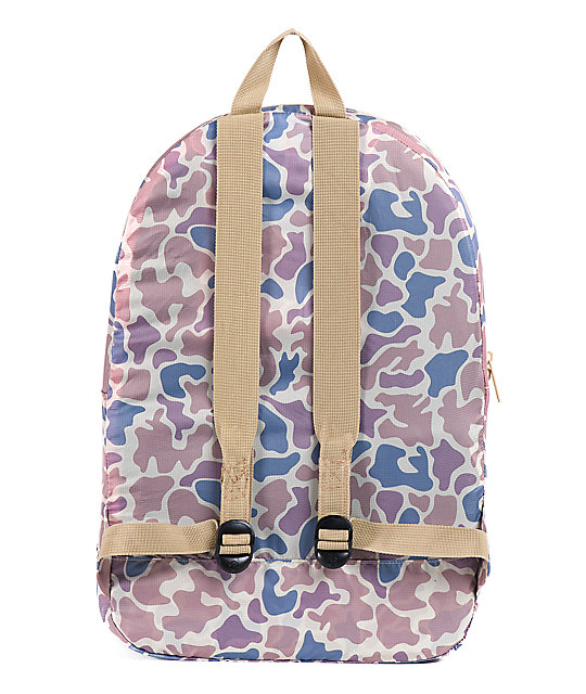 herschel packable daypack camo