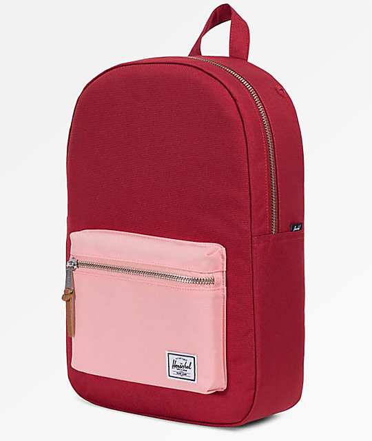 Herschel Supply Co. Settlement Mid Brick Red & Peach ...