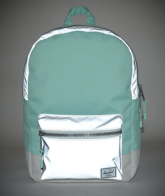 Herschel Supply Co. Settlement Mid Lucite Green Reflective 17L Backpack ...