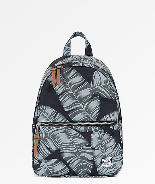 herschel backpack leaves