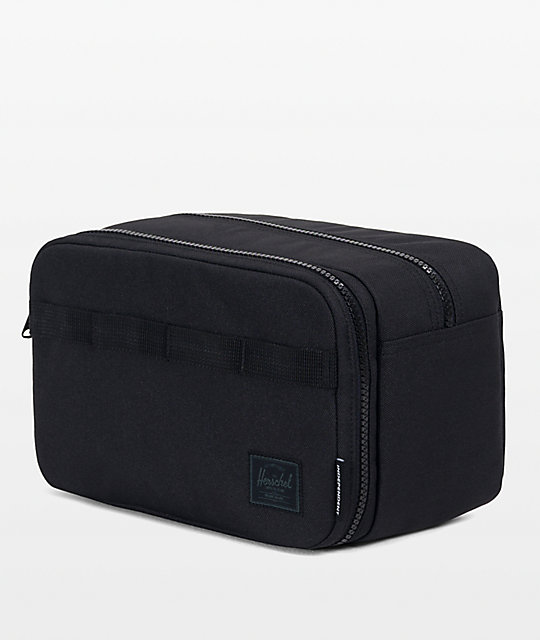 Herschel Mens Chapter Travel Kit Bag-Black