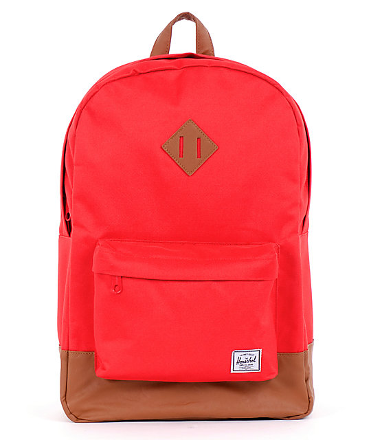 Herschel Supply Heritage Red Backpack