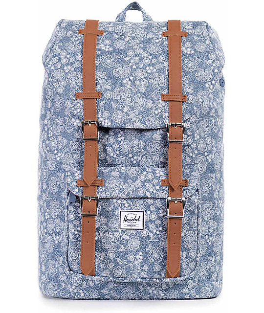 Herschel Supply Little America Floral Chambray 17L Backpack