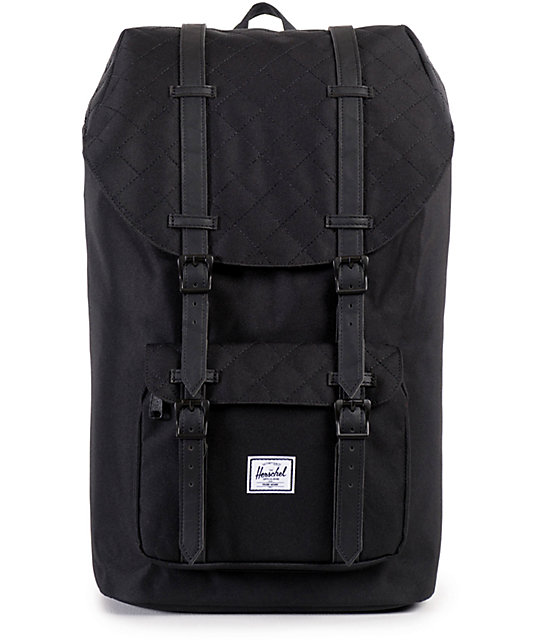 herschel quilted backpack