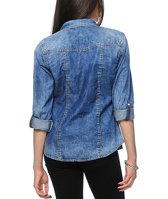 Highway Jeans Dark Wash Denim Top | Zumiez