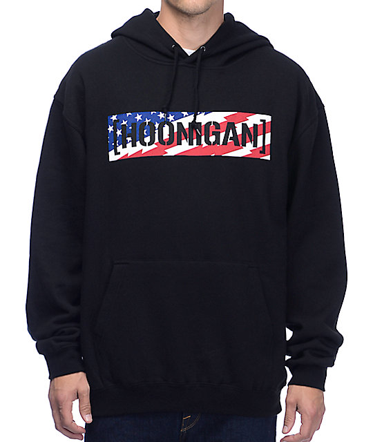 Hoonigan Stars And Stripes Black Hoodie | Zumiez