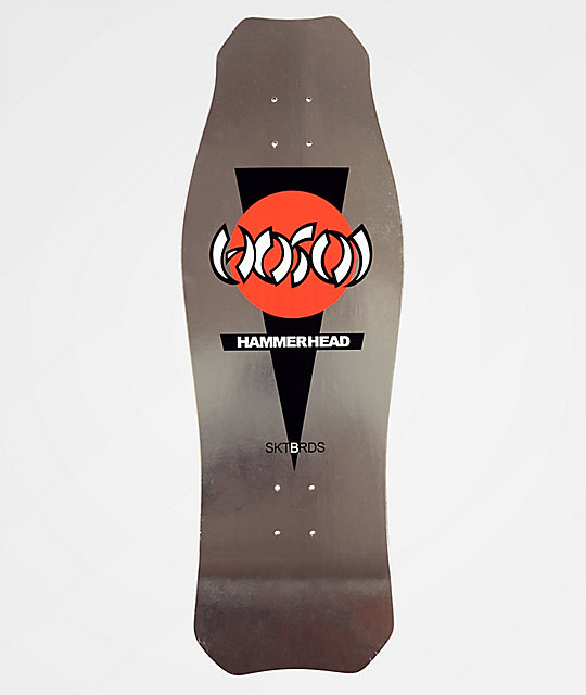 Hosoi Skateboards O.G. Hammerhead 10.5" Silver Skateboard Deck | Zumiez